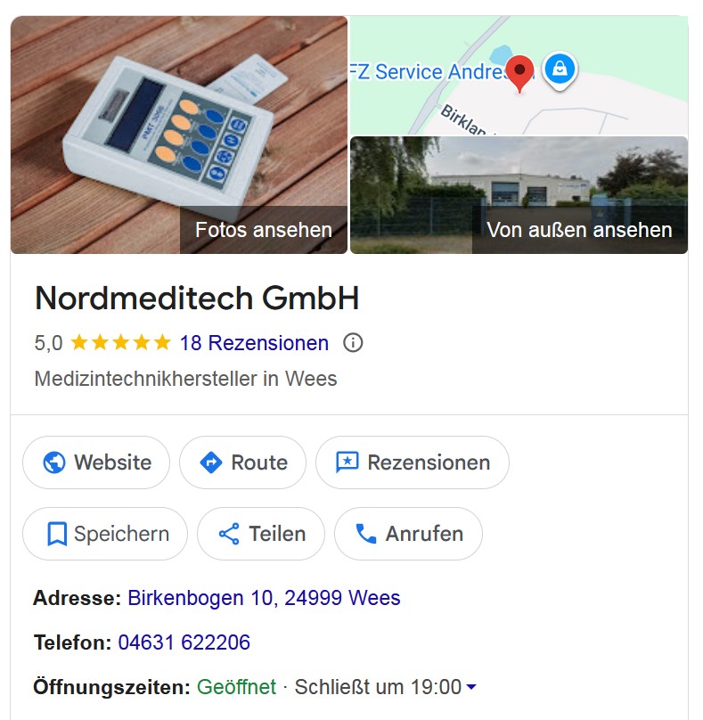 nordmeditech google rezensionen
